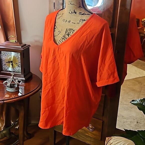 Truth Red Orange Top size Large - Picture 2 of 10
